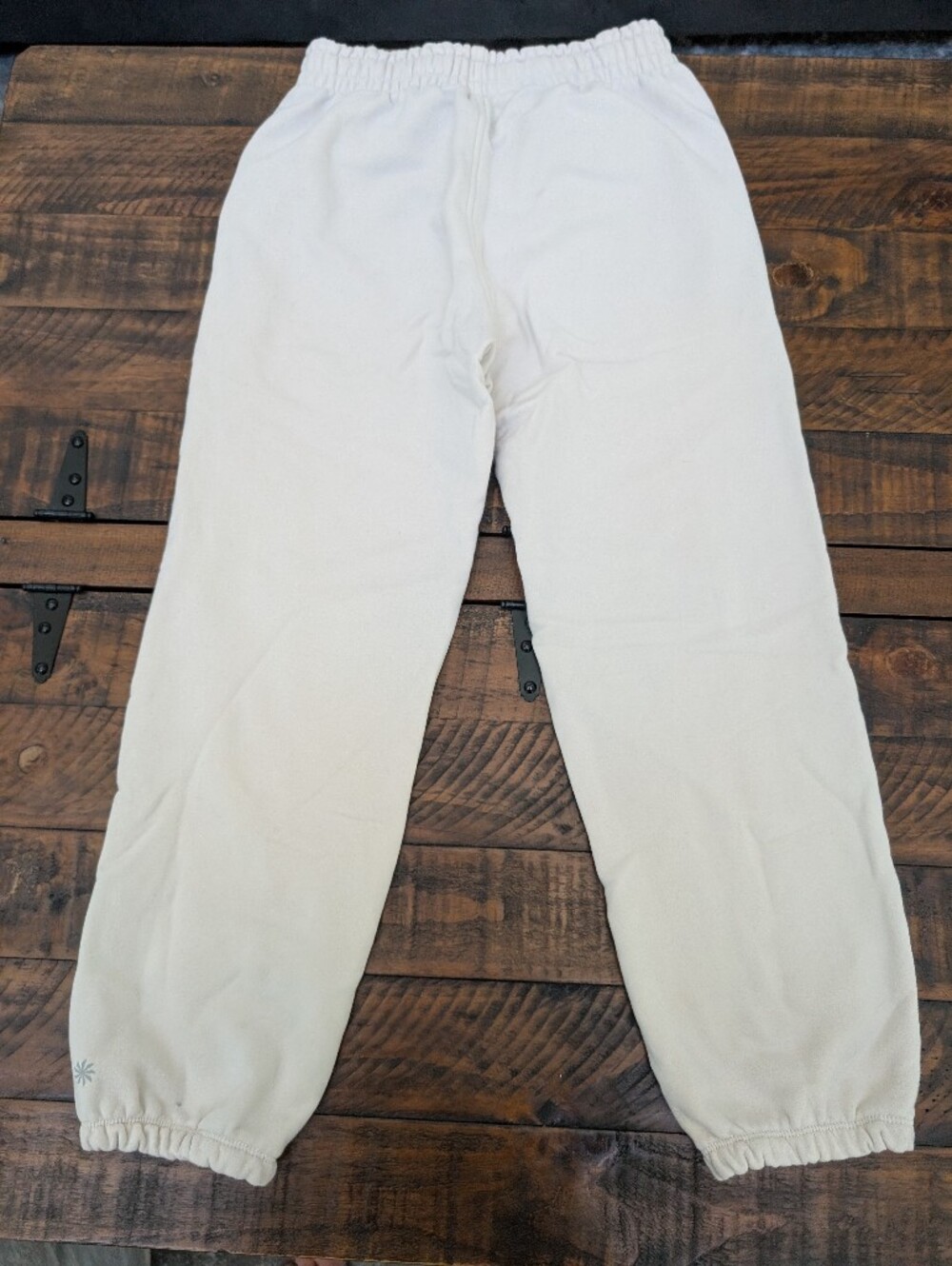 Athleta Girl Cream Fleece-Lined Joggers